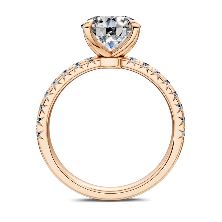 Tessa Scalloped Pavé Ring