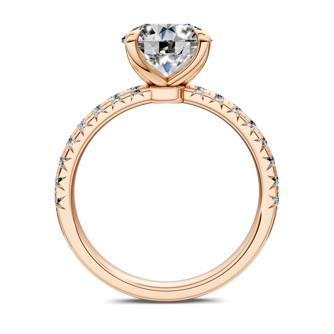 Tessa Scalloped Pavé Ring
