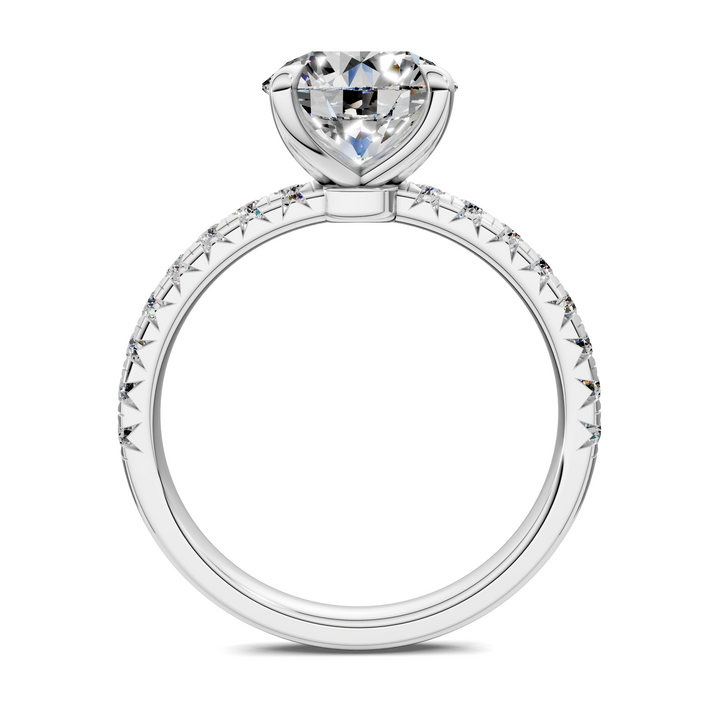 Tessa Scalloped Pavé Ring
