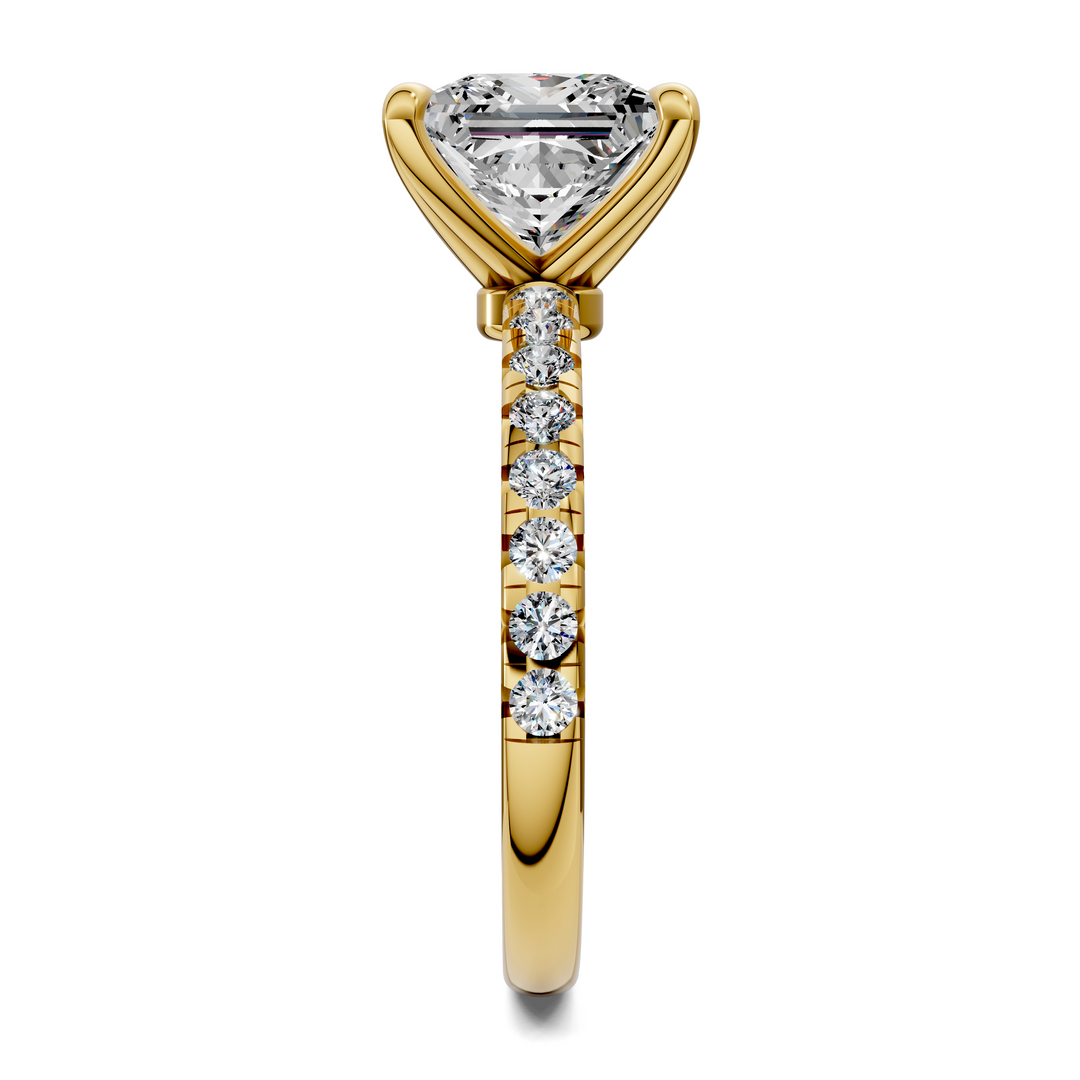 Tessa Scalloped Pavé Ring