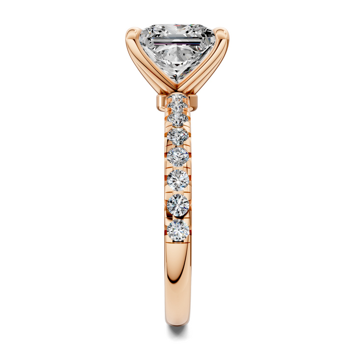Tessa Scalloped Pavé Ring