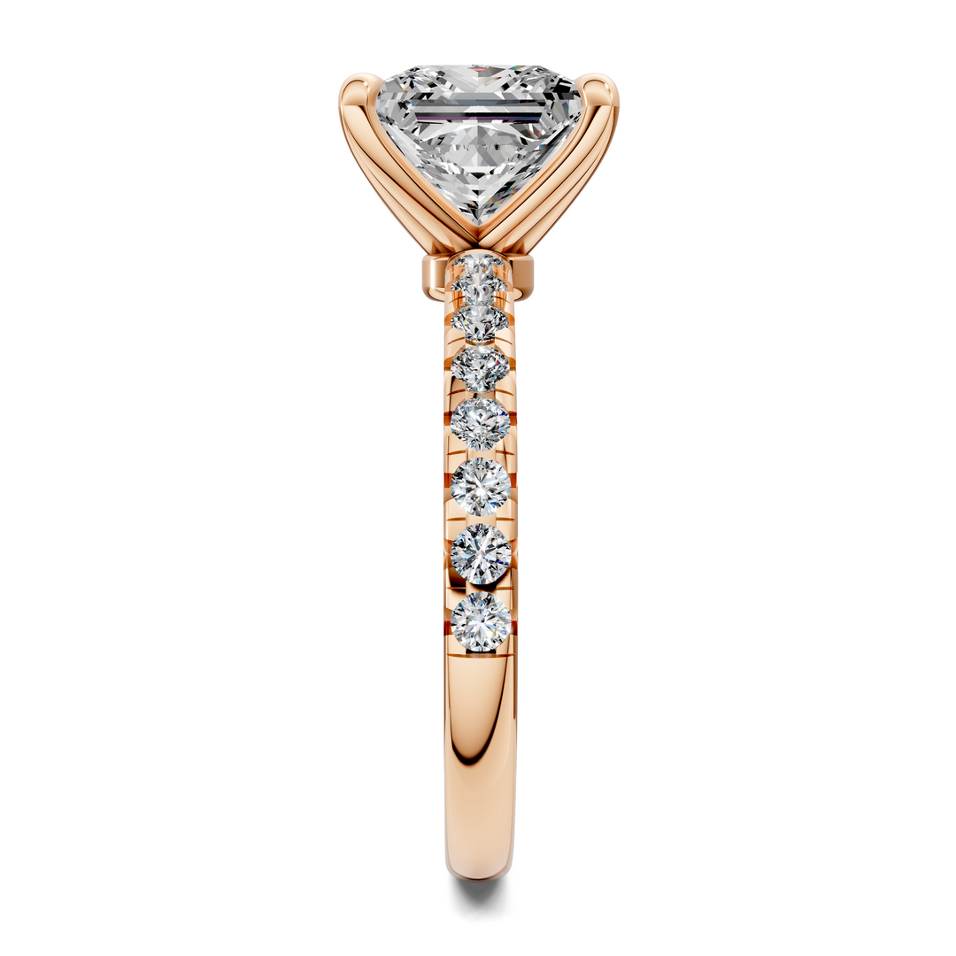 Tessa Scalloped Pavé Ring