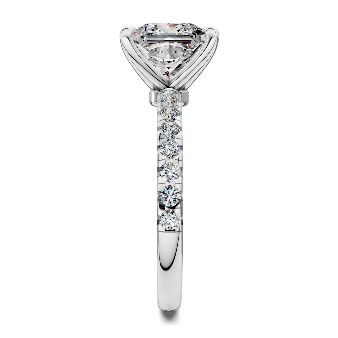 Tessa Scalloped Pavé Ring