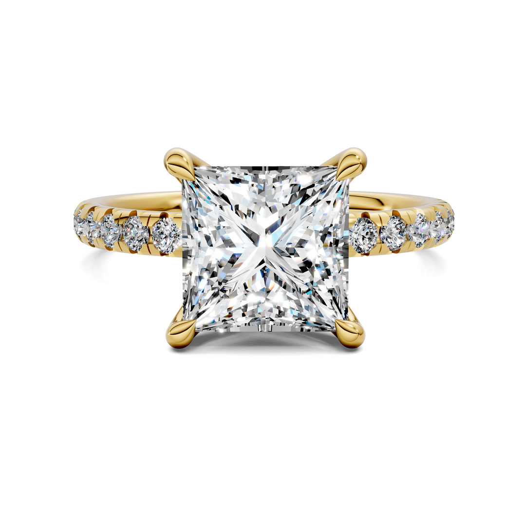 Tessa Scalloped Pavé Ring