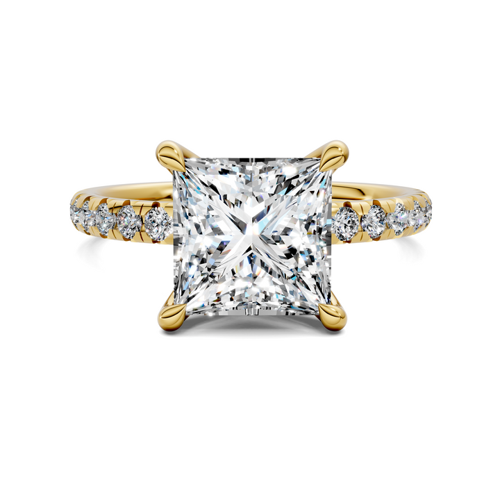 Tessa Scalloped Pavé Ring
