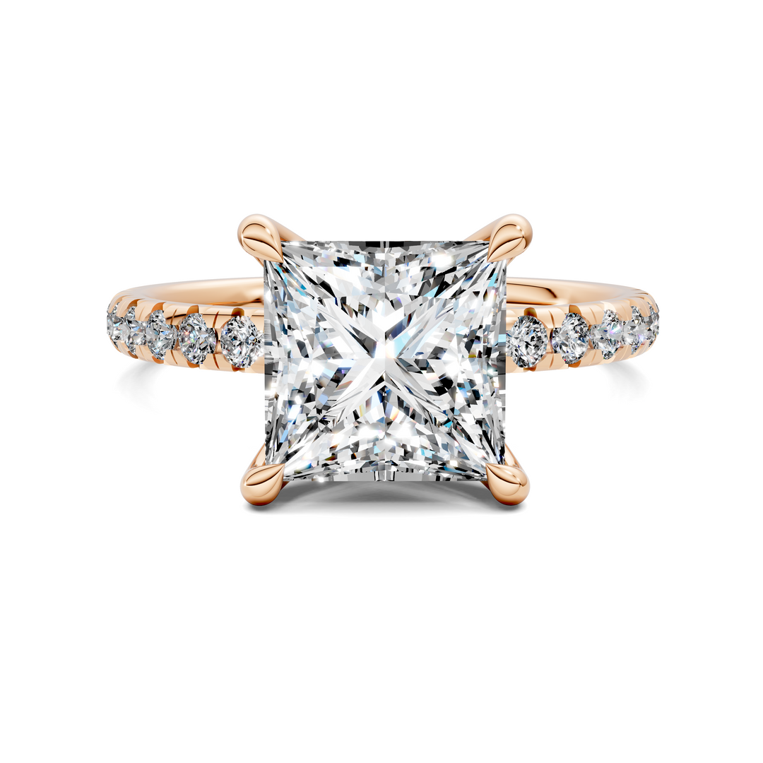 Tessa Scalloped Pavé Ring