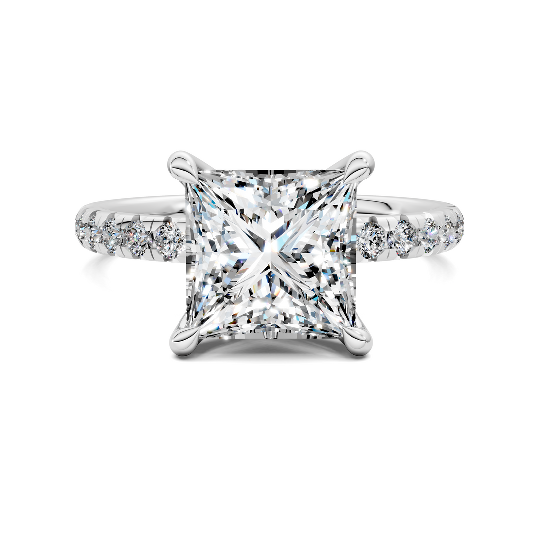 Tessa Scalloped Pavé Ring
