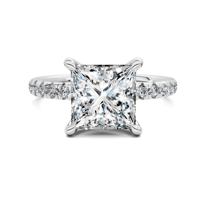 Tessa Scalloped Pavé Ring