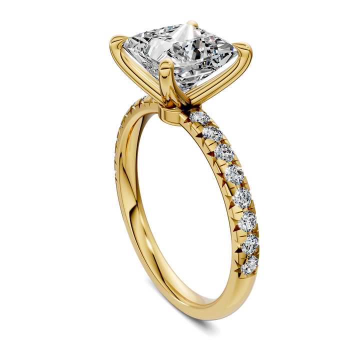 Tessa Scalloped Pavé Ring