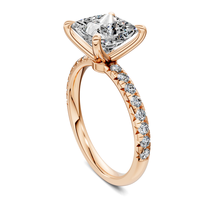 Tessa Scalloped Pavé Ring