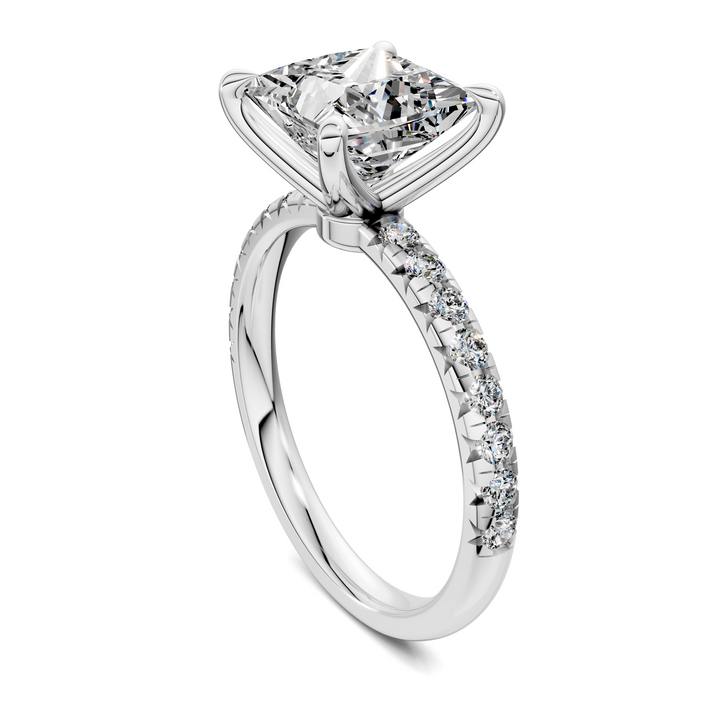 Tessa Scalloped Pavé Ring