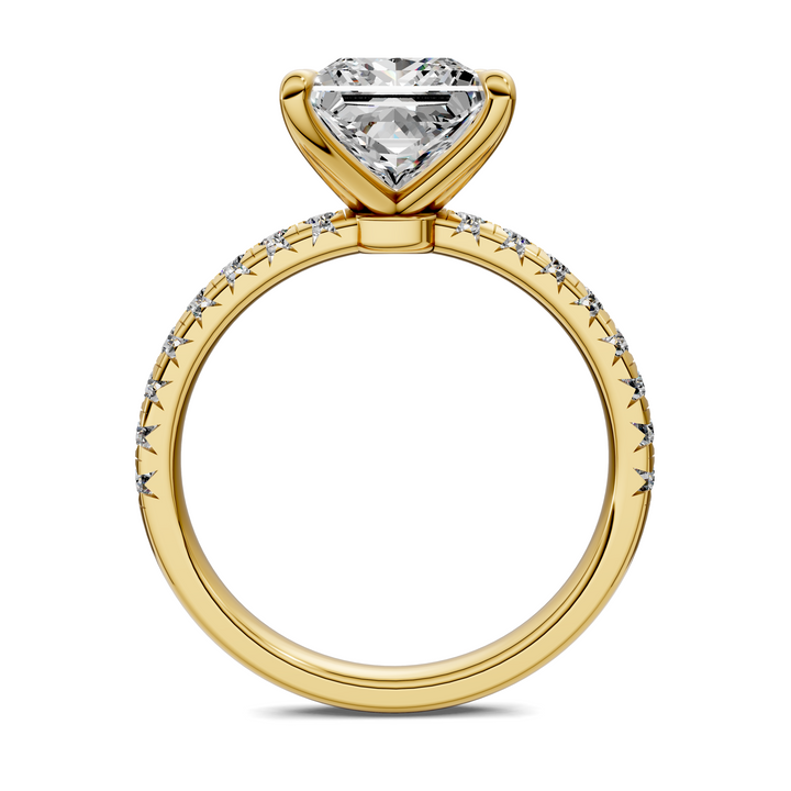 Tessa Scalloped Pavé Ring
