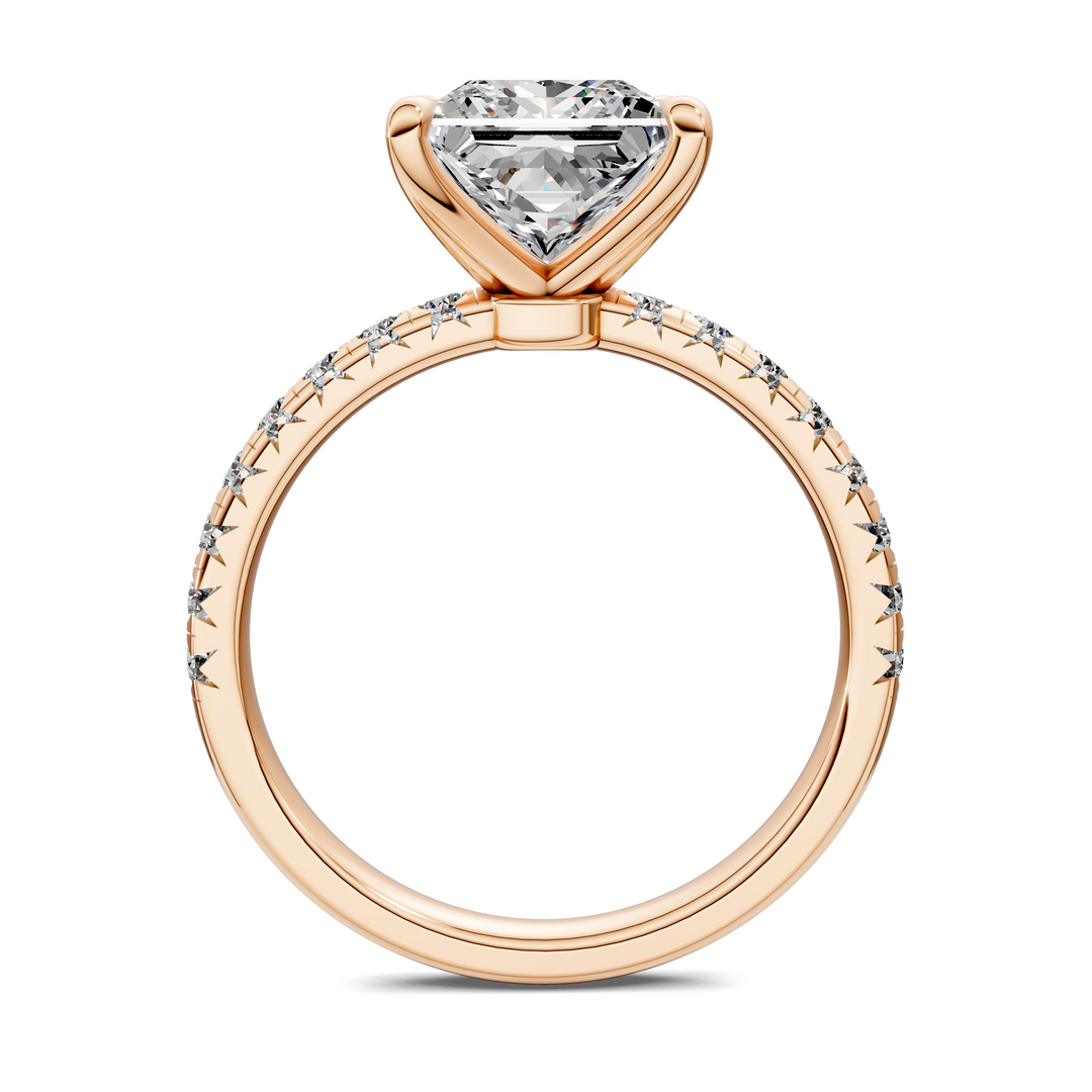 Tessa Scalloped Pavé Ring