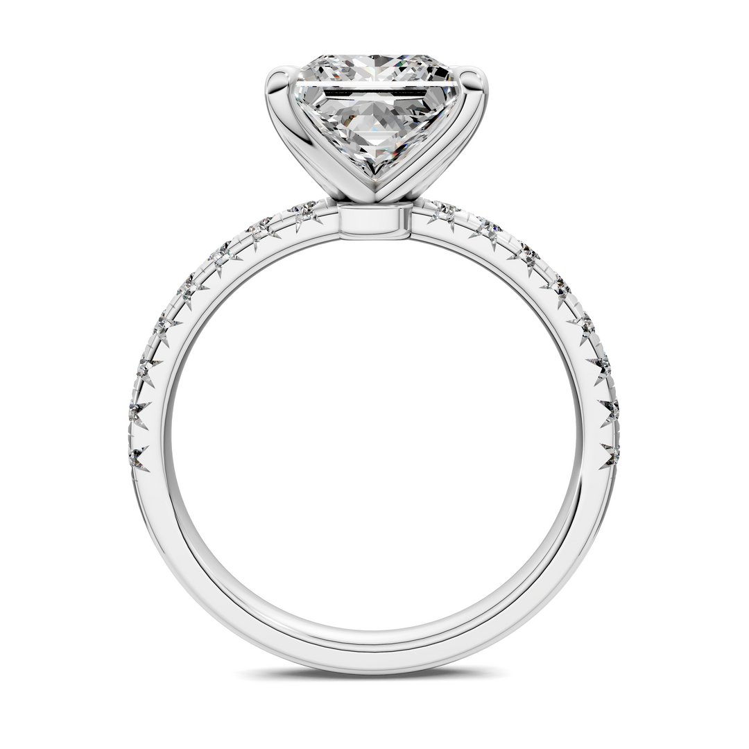 Tessa Scalloped Pavé Ring