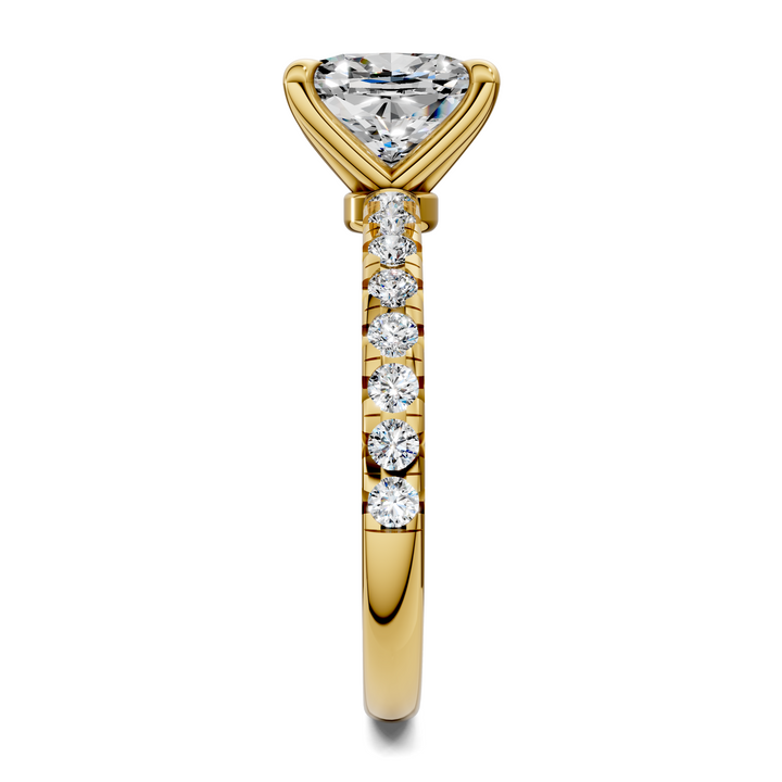 Tessa Scalloped Pavé Ring