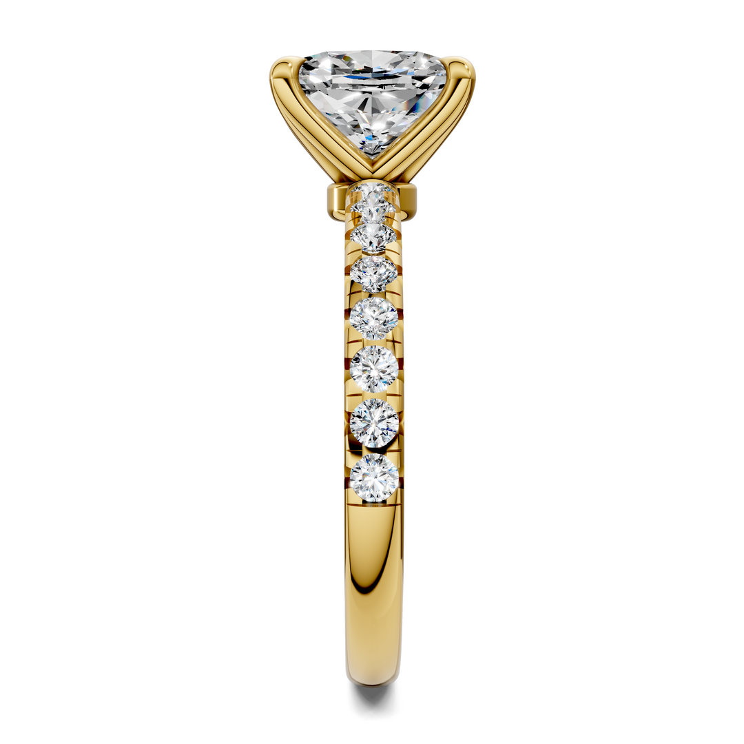 Tessa Scalloped Pavé Ring