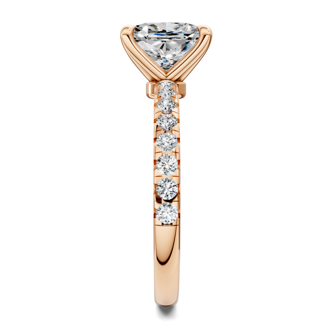 Tessa Scalloped Pavé Ring