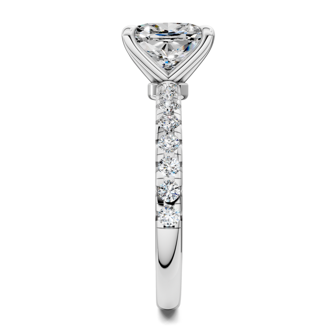 Tessa Scalloped Pavé Ring