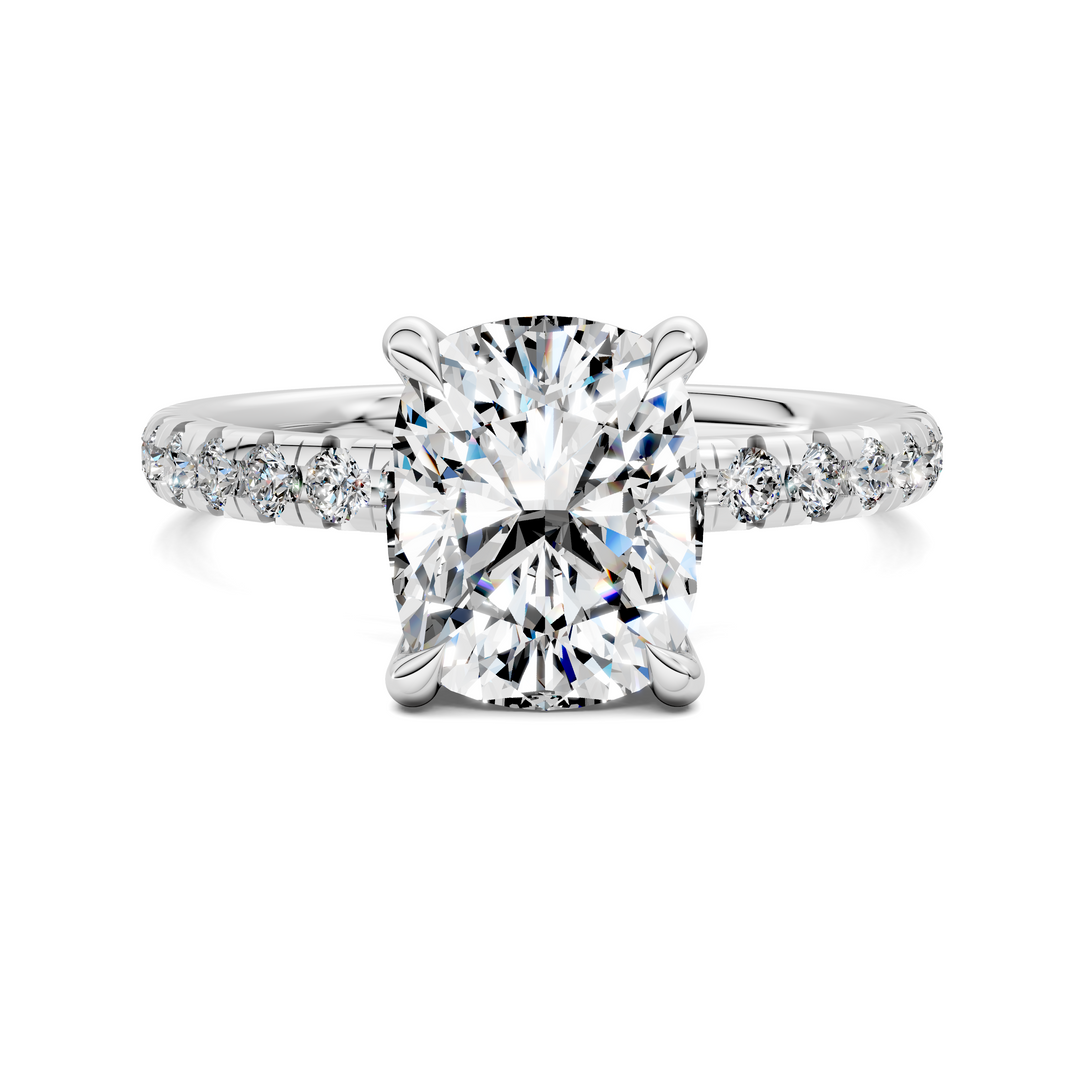 Tessa Scalloped Pavé Ring