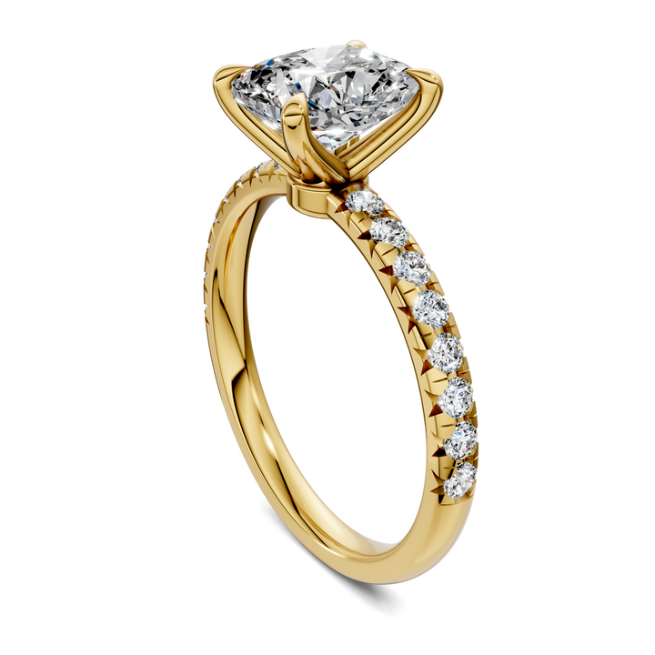 Tessa Scalloped Pavé Ring