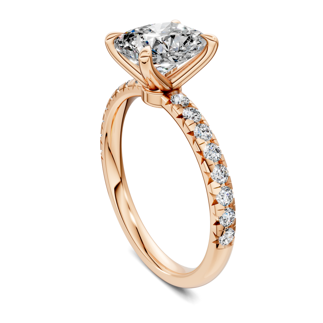 Tessa Scalloped Pavé Ring