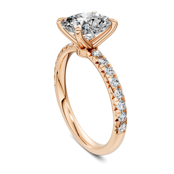 Tessa Scalloped Pavé Ring