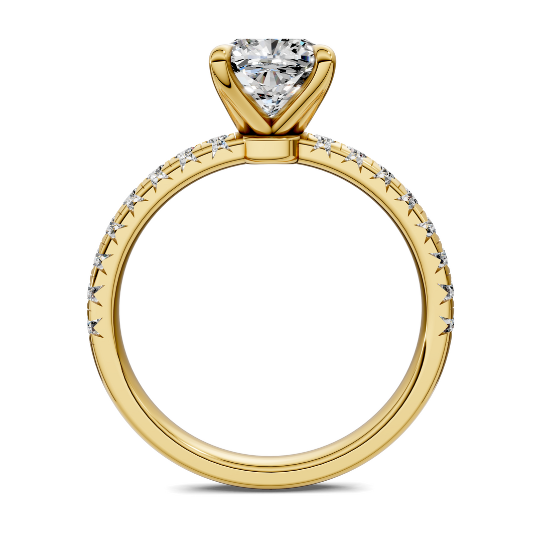Tessa Scalloped Pavé Ring