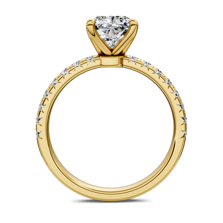 Tessa Scalloped Pavé Ring