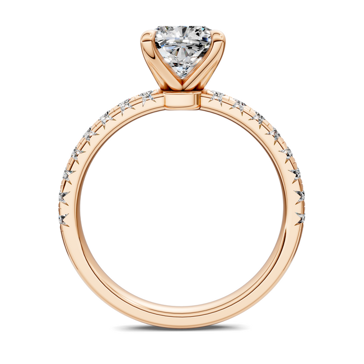 Tessa Scalloped Pavé Ring