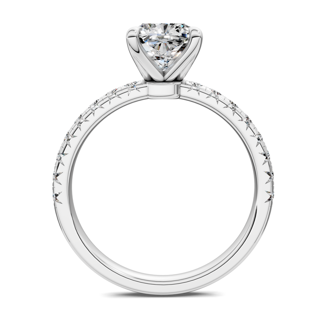 Tessa Scalloped Pavé Ring