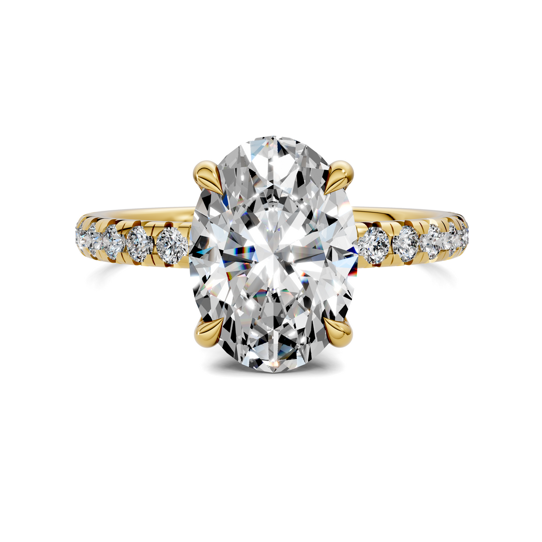 Tessa Scalloped Pavé Ring