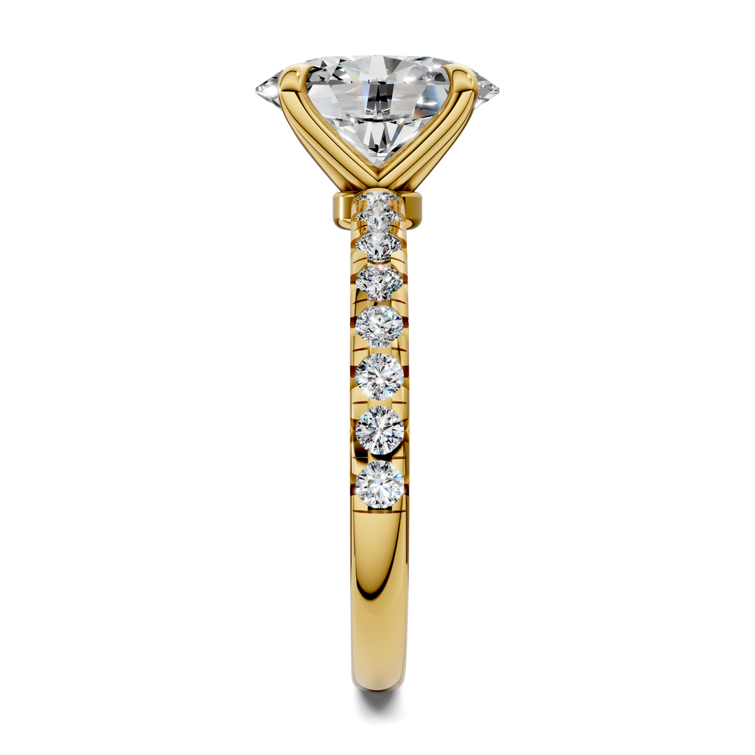 Tessa Scalloped Pavé Ring