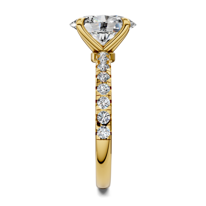 Tessa Scalloped Pavé Ring