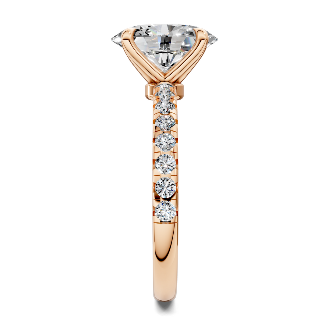 Tessa Scalloped Pavé Ring