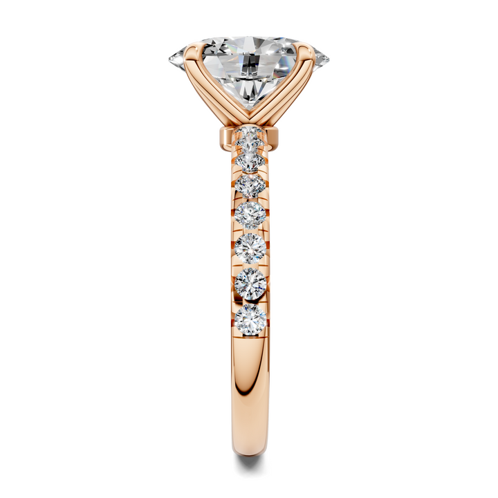 Tessa Scalloped Pavé Ring