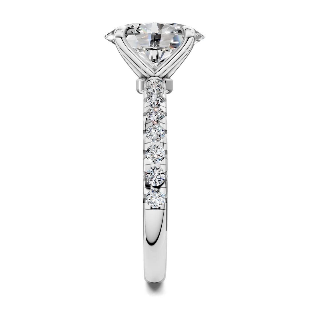 Tessa Scalloped Pavé Ring