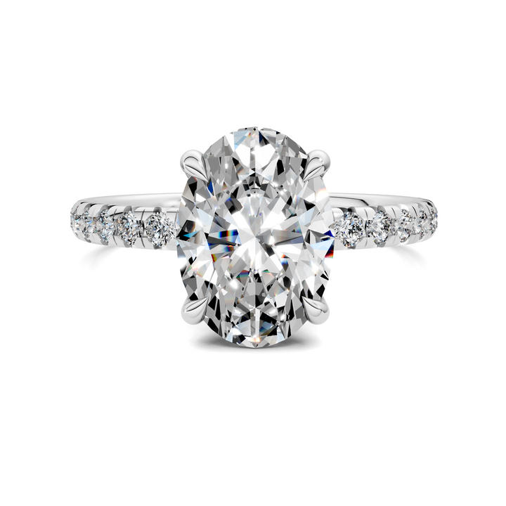Tessa Scalloped Pavé Ring