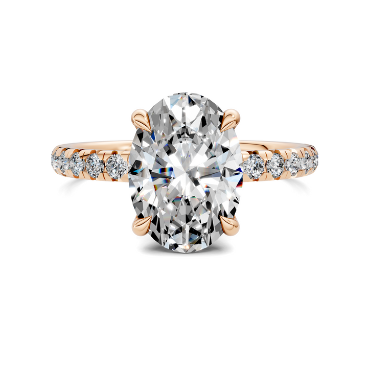 Tessa Scalloped Pavé Ring