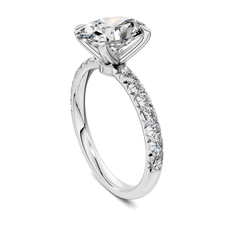 Tessa Scalloped Pavé Ring