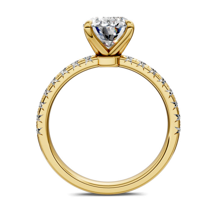 Tessa Scalloped Pavé Ring