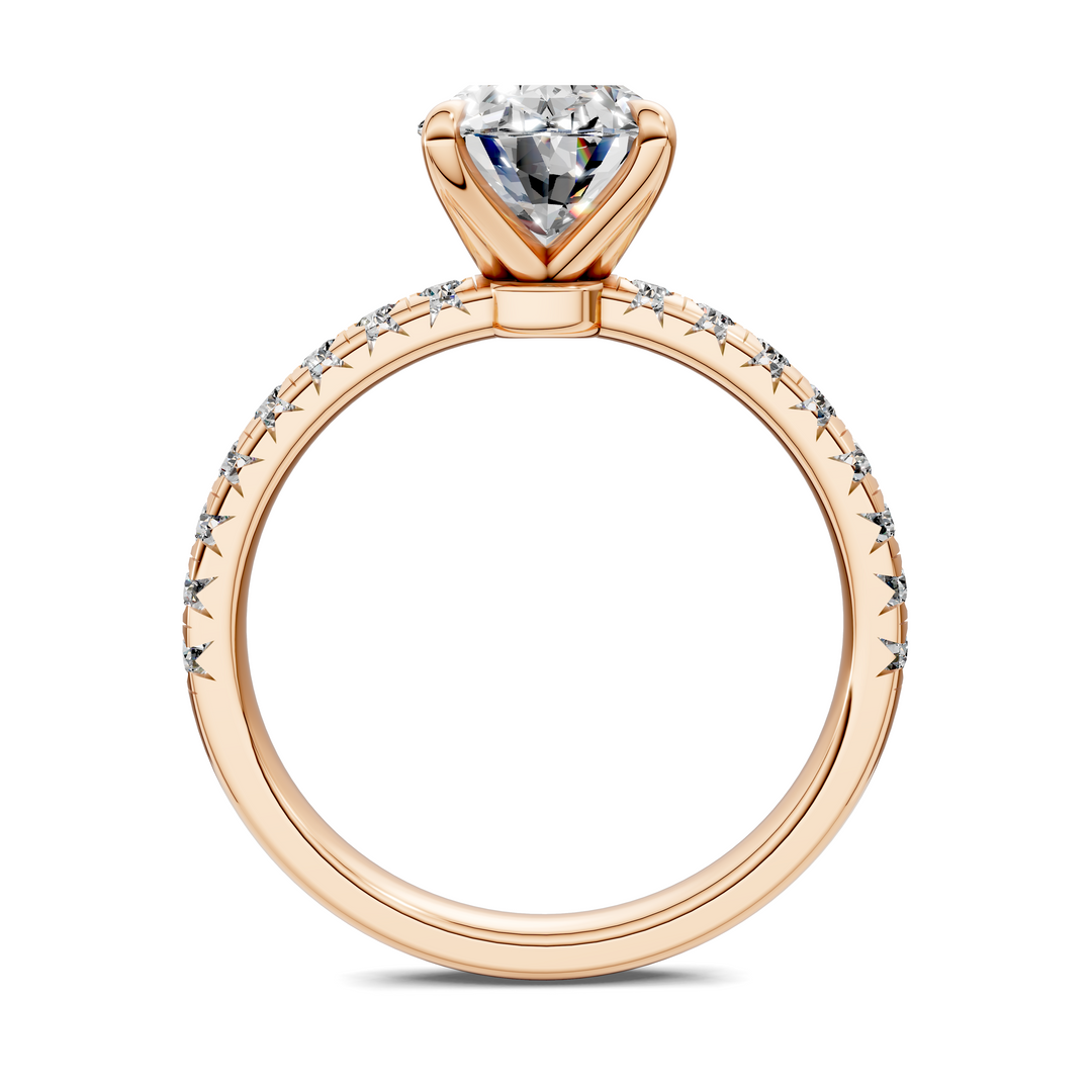 Tessa Scalloped Pavé Ring