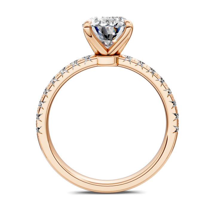 Tessa Scalloped Pavé Ring