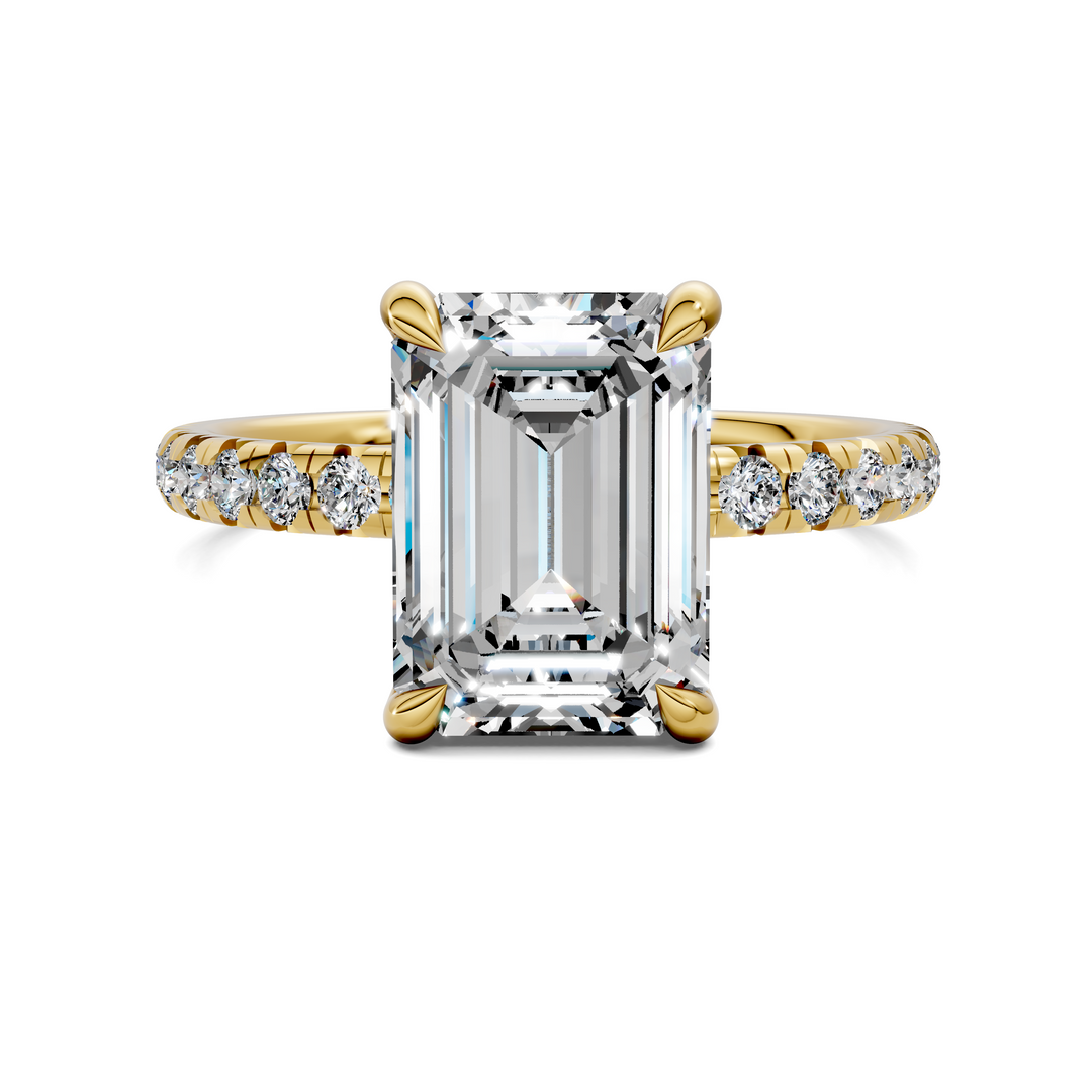 Tessa Scalloped Pavé Ring