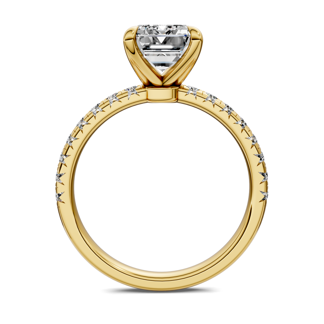 Tessa Scalloped Pavé Ring