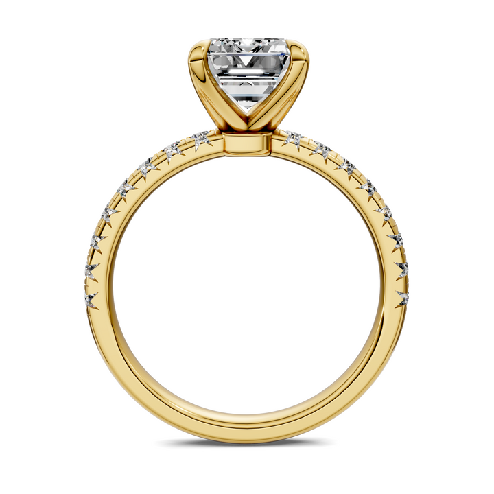 Tessa Scalloped Pavé Ring