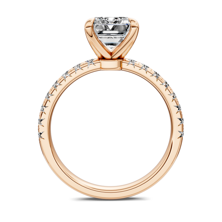 Tessa Scalloped Pavé Ring