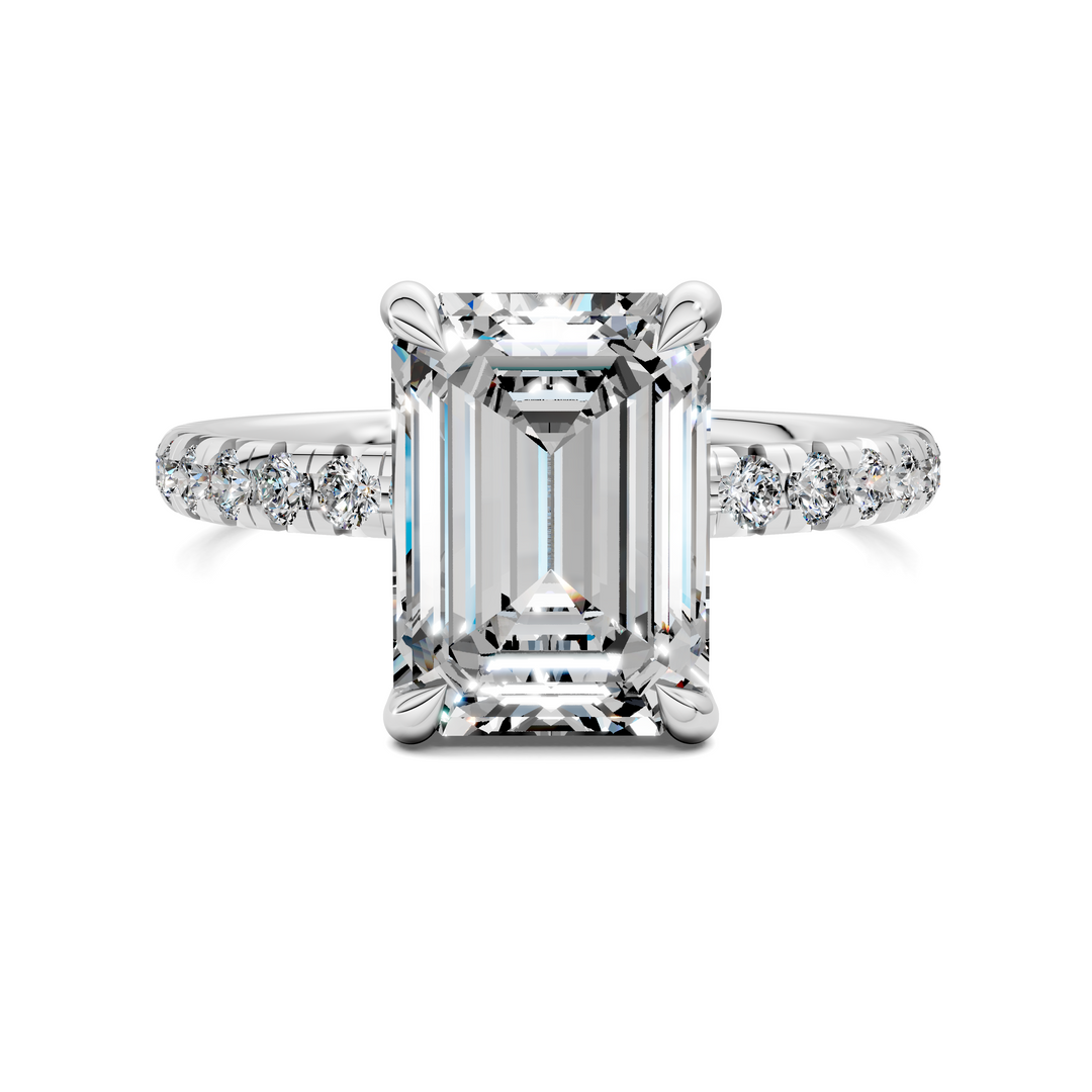 Tessa Scalloped Pavé Ring