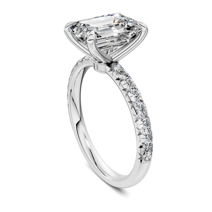 Tessa Scalloped Pavé Ring