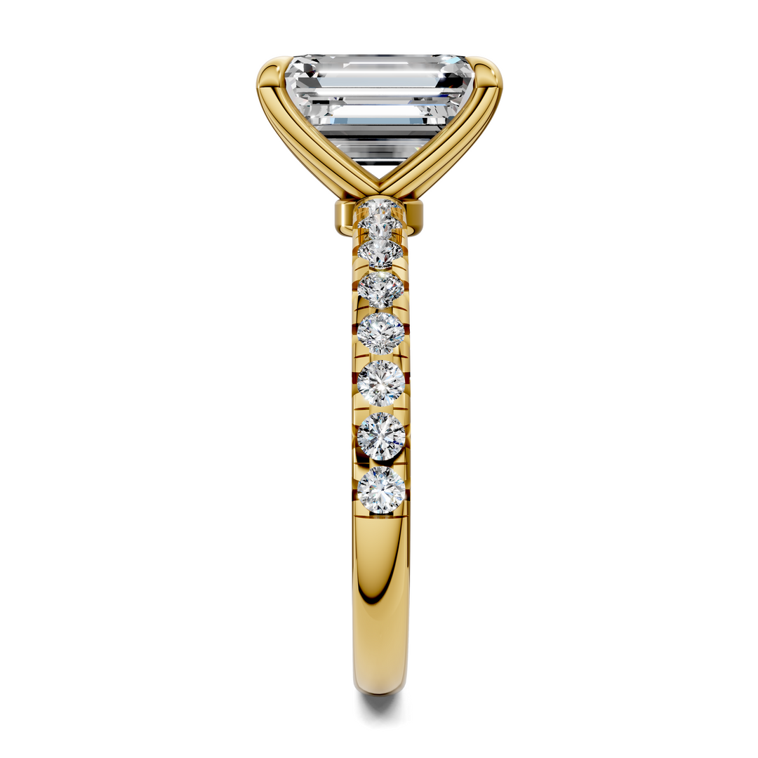 Tessa Scalloped Pavé Ring