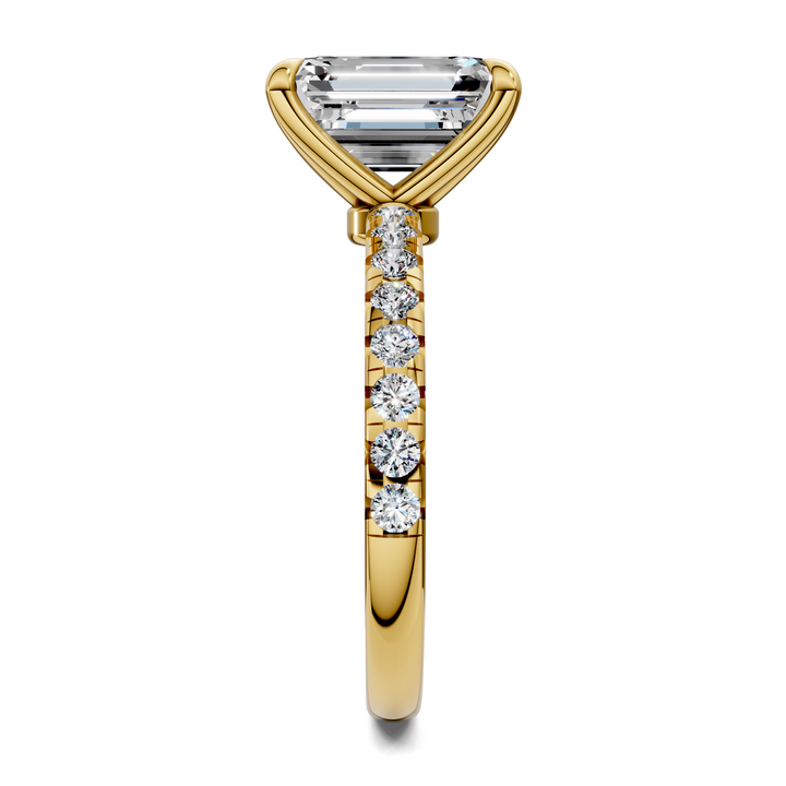 Tessa Scalloped Pavé Ring